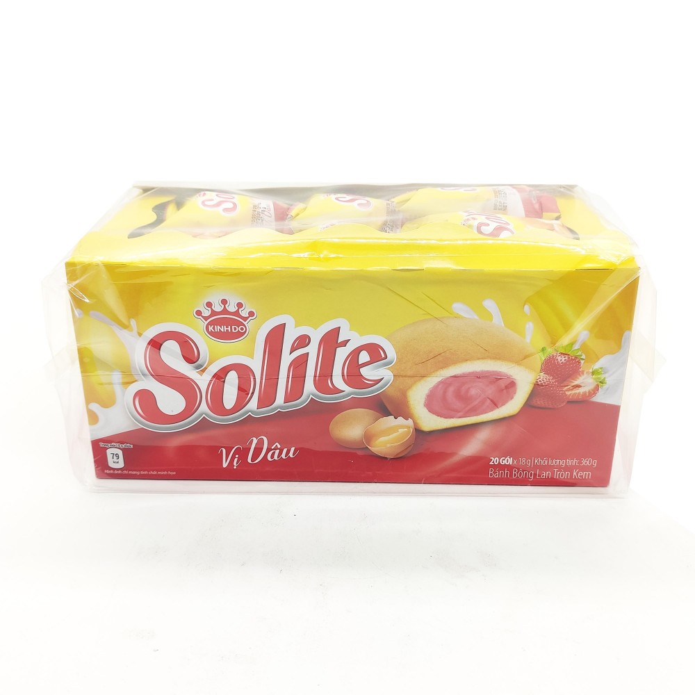 Solite Cupcake Strawberry Flavor 20's 360g