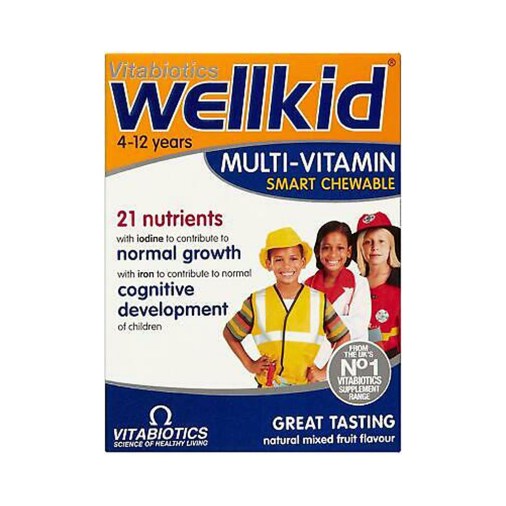 Vitabiotics Wellkid Multi-Vitamine Smart Chewable (4-12 years) 10'pill