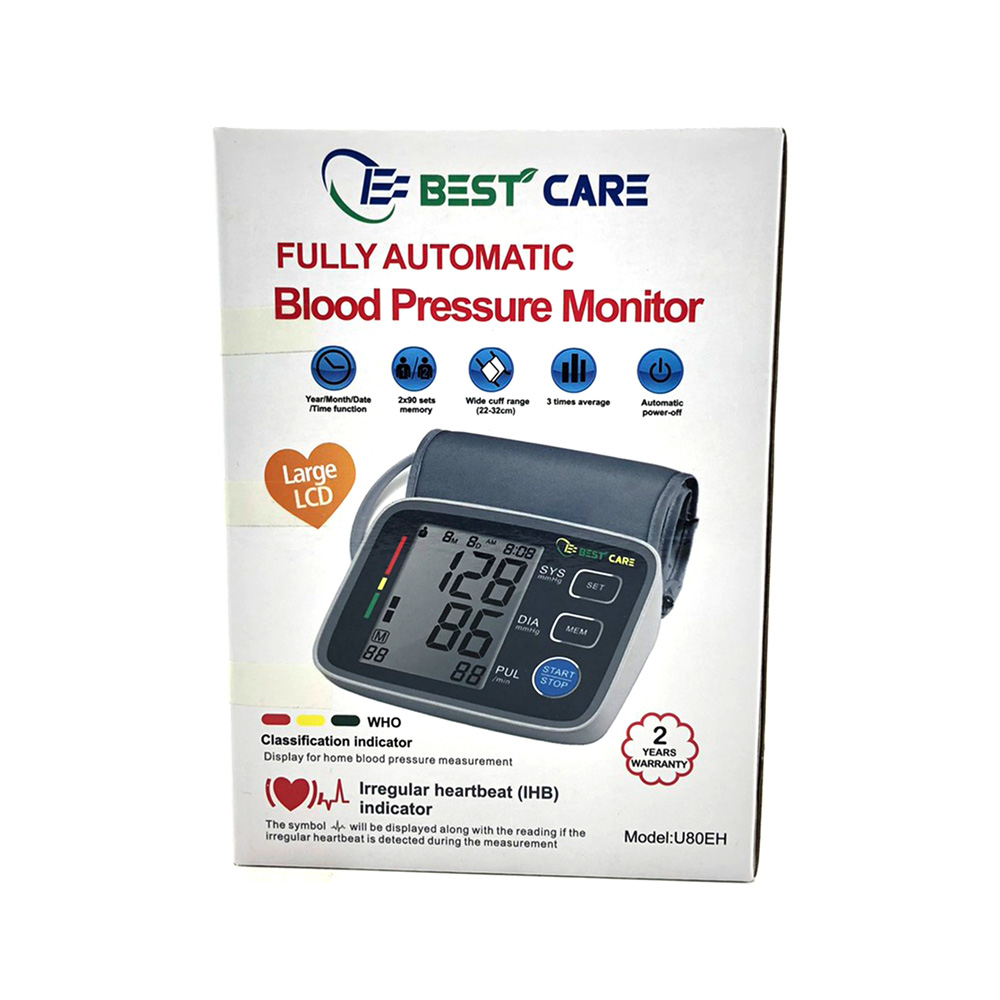 Best Care Fully Automatic Blood Pressure Monitor U-80EH