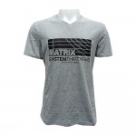 Matrix Men T Shirt S/S No-8018 Flower Grey (Size-S to 3Xl)