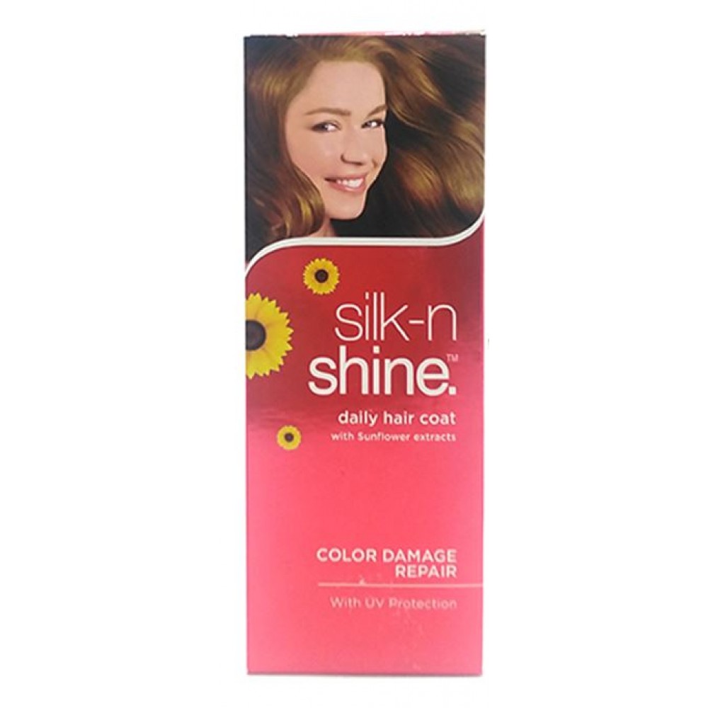 Silk-N-Shine Hair Coat Color Damage Repair With Sunflower Extracts 100ml