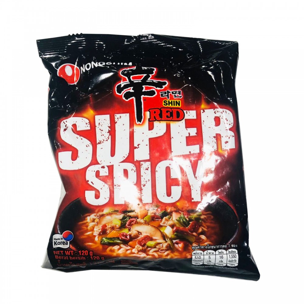 Nongshim Red Super Spicy Noodle 120g