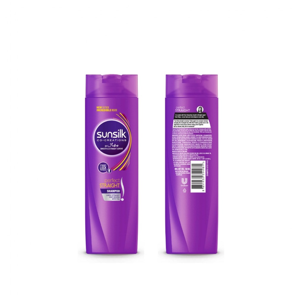 Sunsilk Shampoo Perfect Straight Lurus Sempurna 160ml