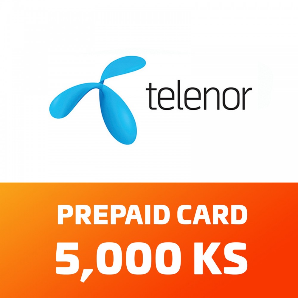 Telenor Prepaid Card (5,000Ks)