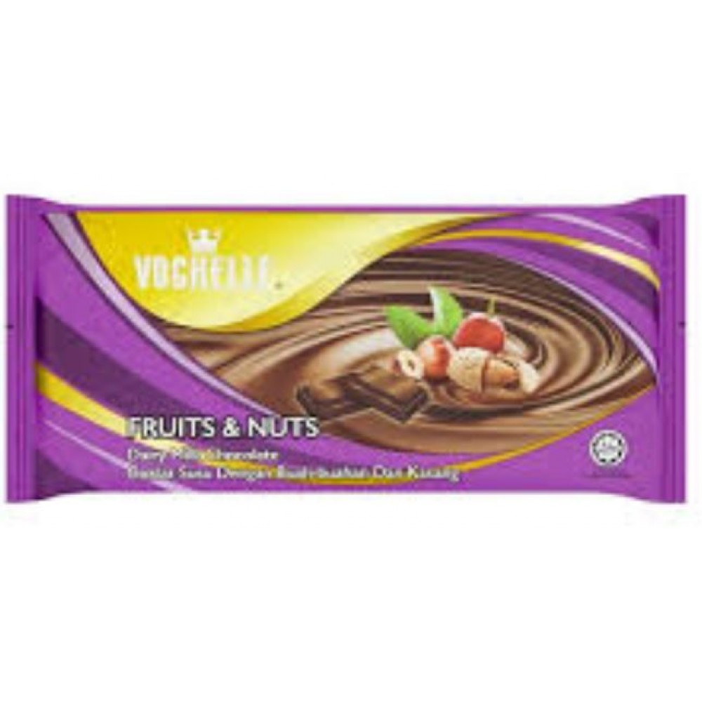 Vochelle Fruits & Nuts Dairy Milk Chocolate 175g