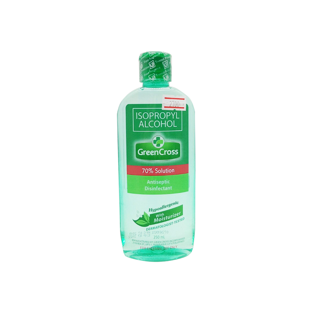 Green Cross Antiseptic Disinfectant Hand Sanitizing Liquid Type 250ml