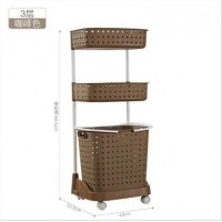 Easy Life Bathroom Storage 2Shelfs  With Basket 
