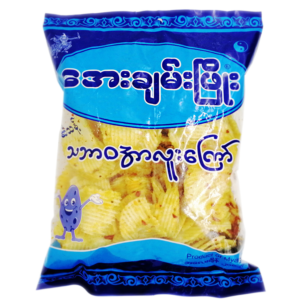 Aye Chan Phyo Natural Potato Chips With Spicy 200g