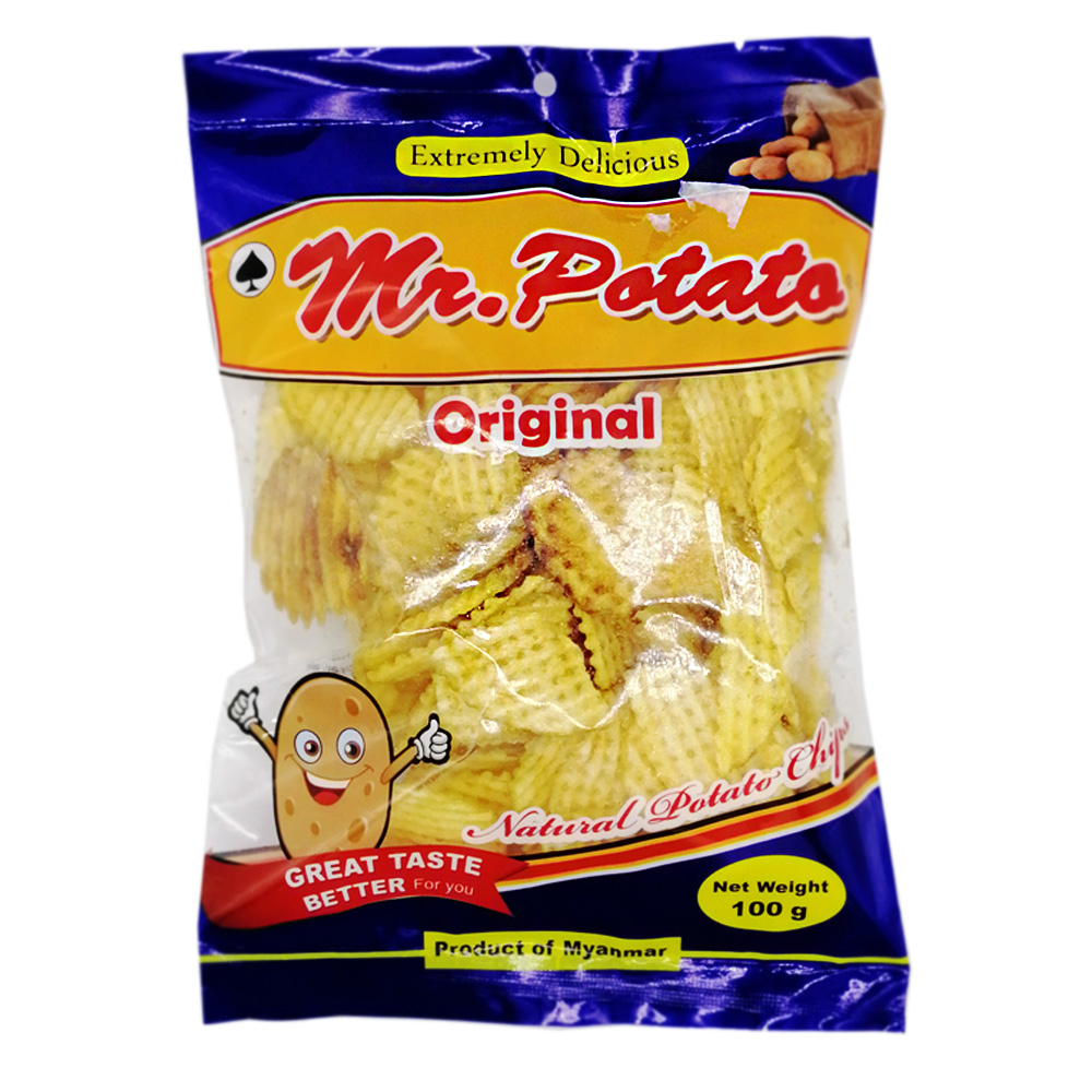 Mr.Potato Natural Potato Chips Original 100g