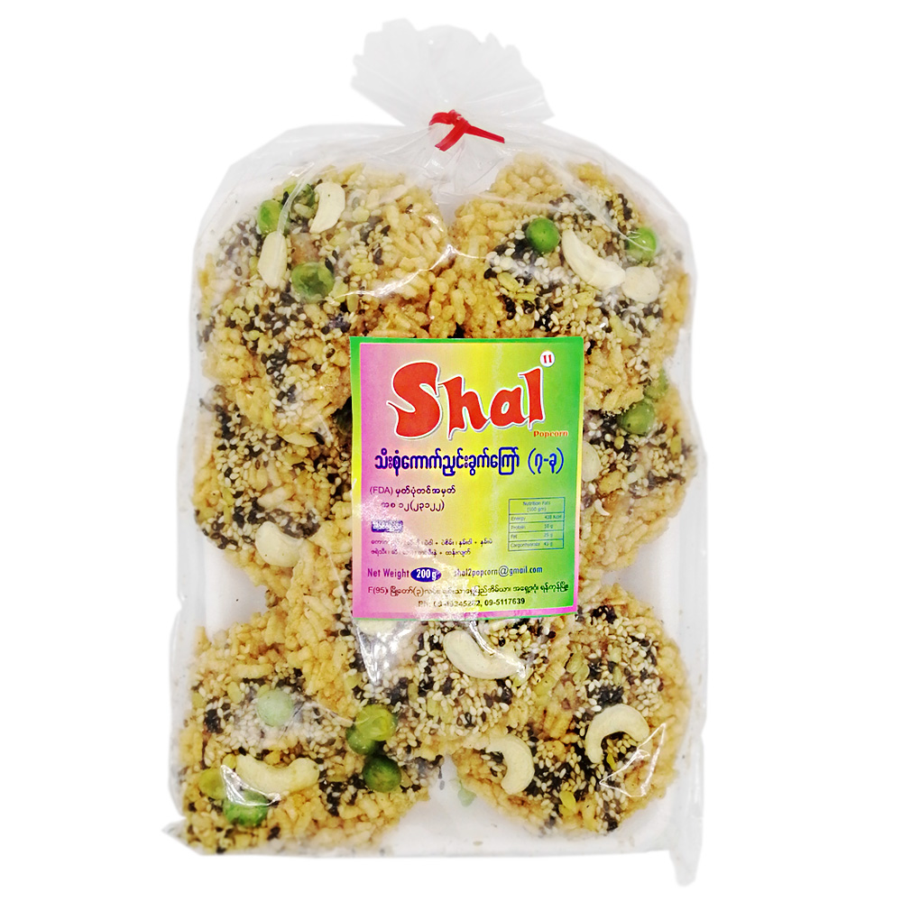 Shal Sticky Cracker Fruity 7's 200g