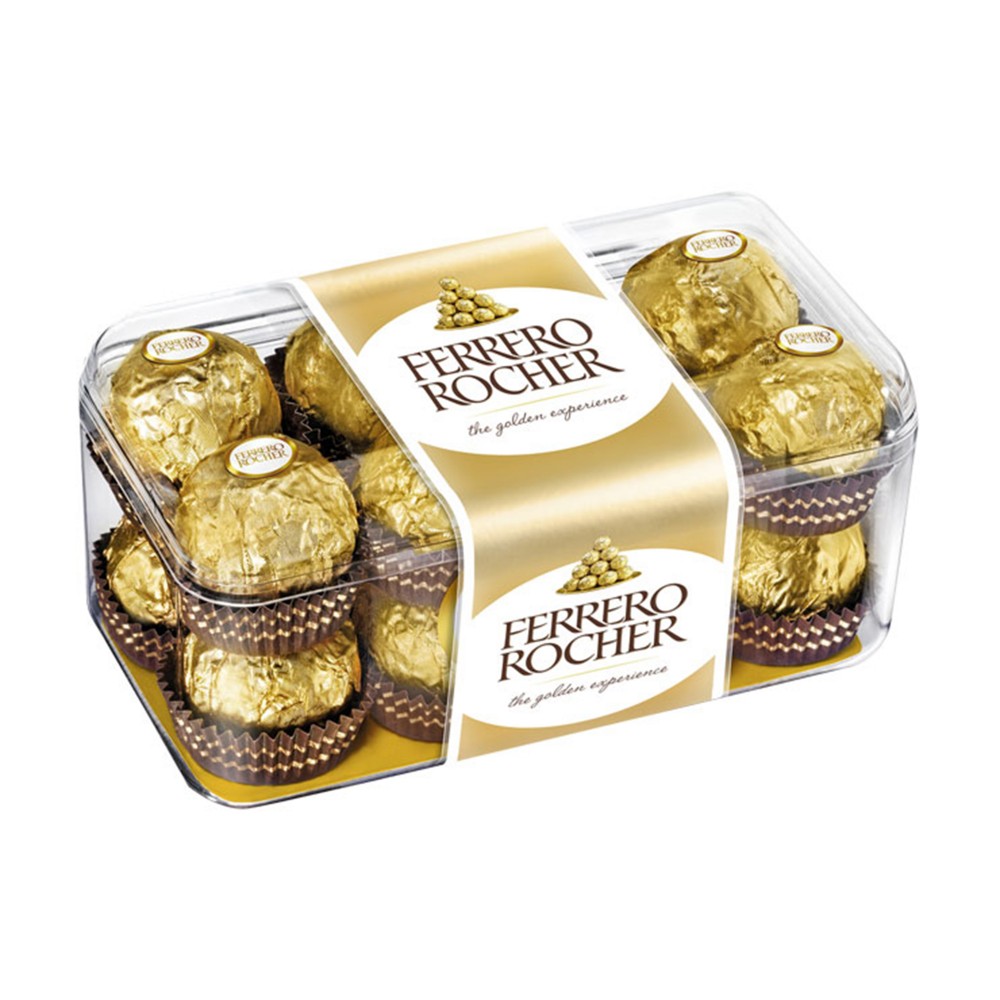 Ferrero Rocher Collection Crisp Hazelnut And Milk Chocolate 16's 200g