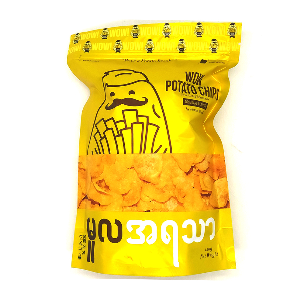 Wow Handcrafted Potato Chips Original 120g