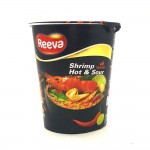 Reeva Noodle Shrimp Hot & Sour Cup 65g 