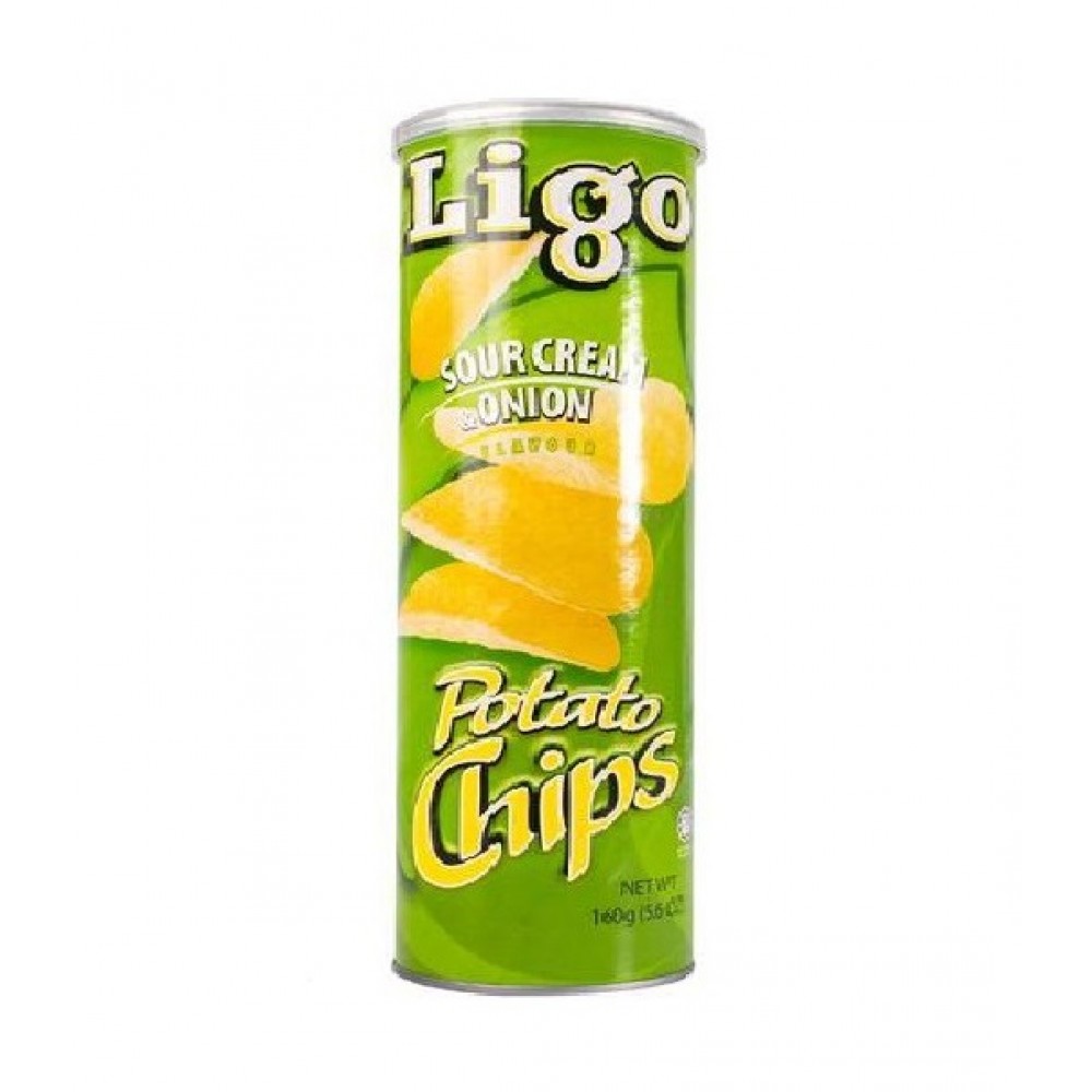 Ligo Potato Chip 160g(Sour Cream & Onion)