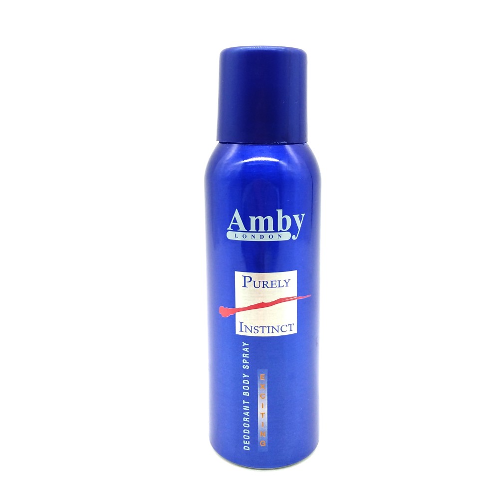 Amby London Purely Instinct Deodorant Body Spray Exciting  125ml