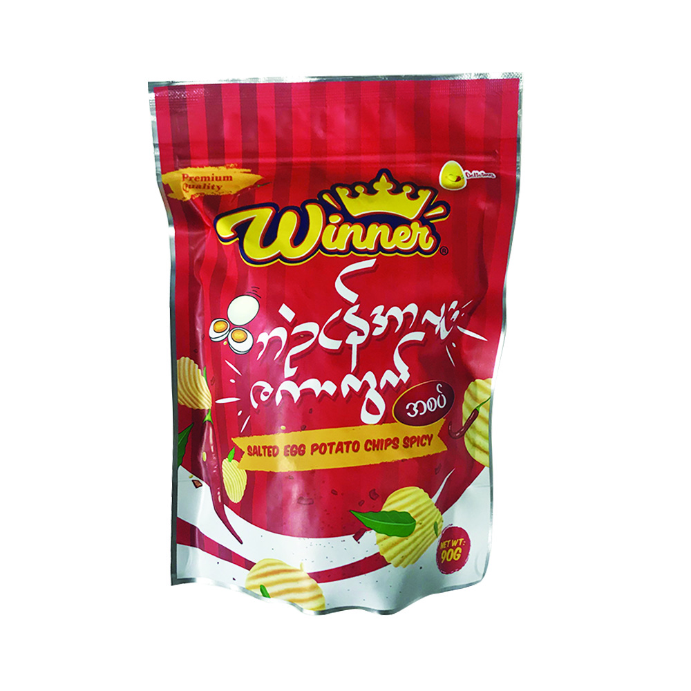 Winner Salted Egg Potato Chips Spicy 90g