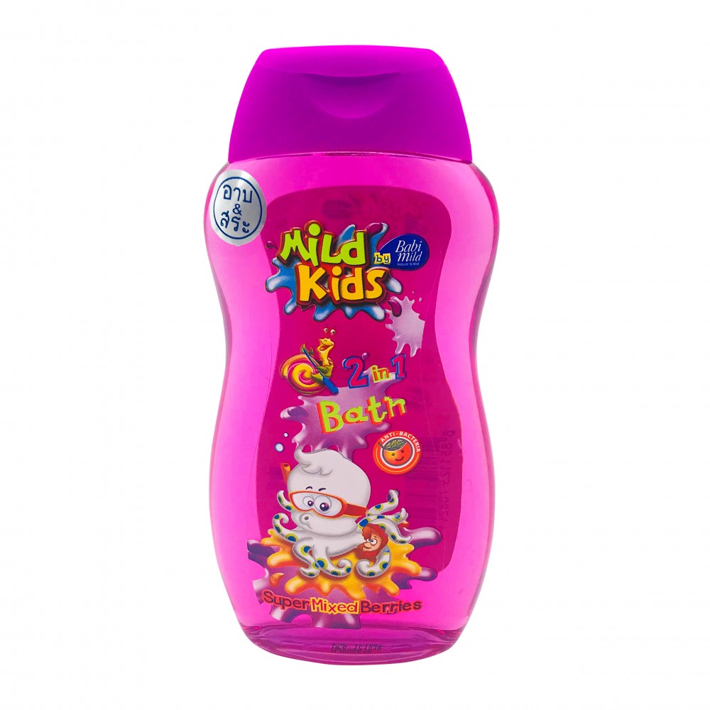 Babi Mild Kids 2in1 Bath Super Mixed Berries 200ml