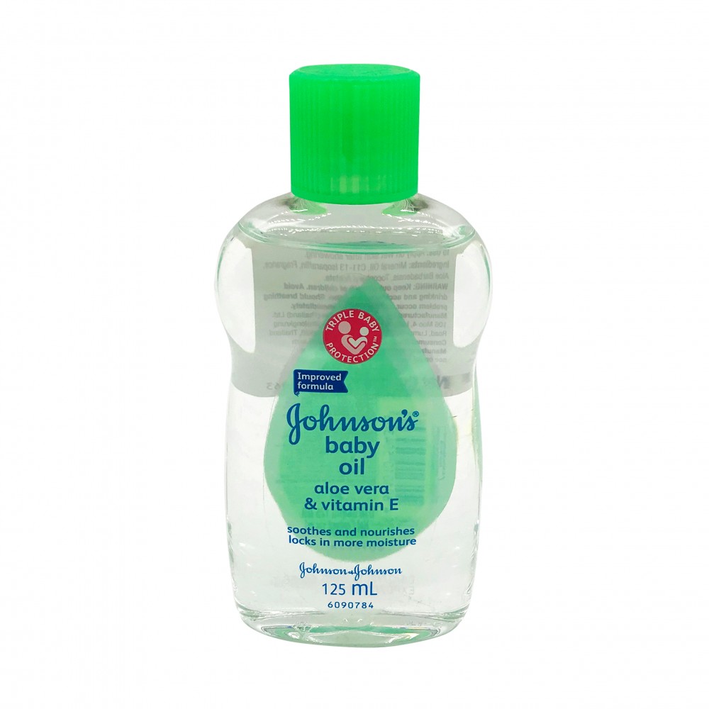 Johnson's Baby Oil Aloe Vera & Vitamin E 125ml