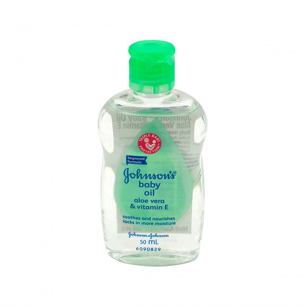 Johnson's Baby Oil Aloe Vera & Vitamin E 50ml