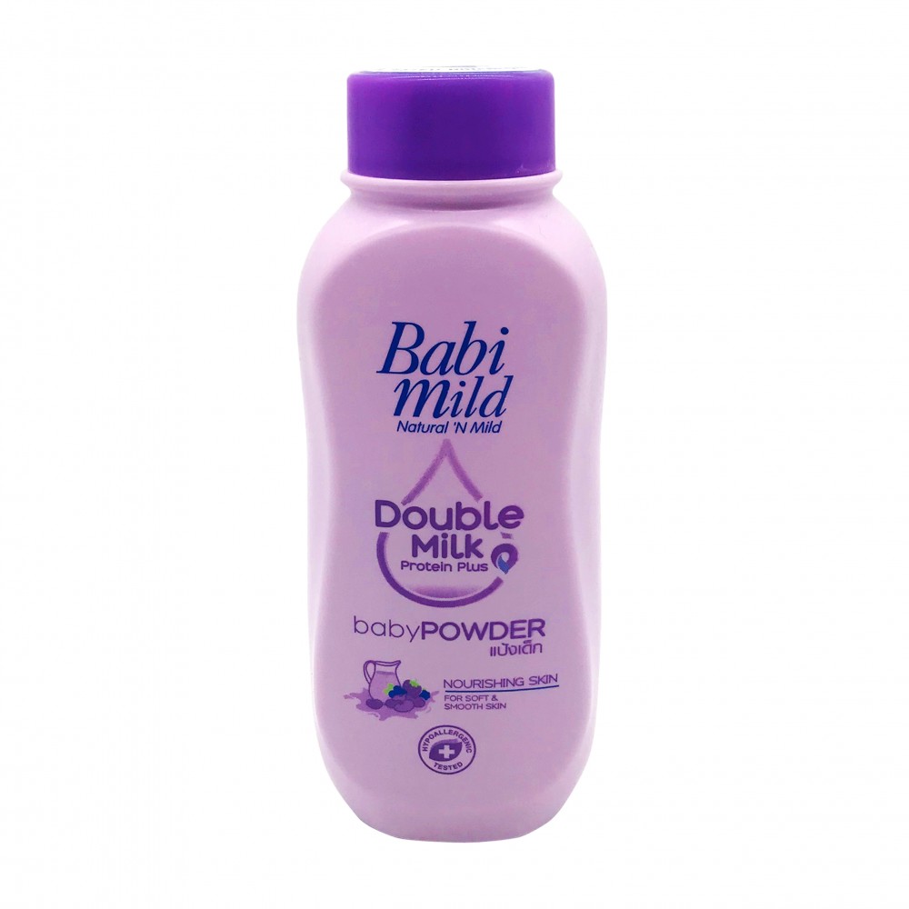 Babi Mild Baby Powder Double Milk Protein 180g