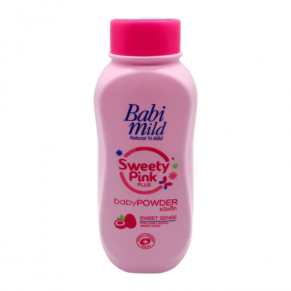 Babi Mild Baby Powder Sweety Pink 180g