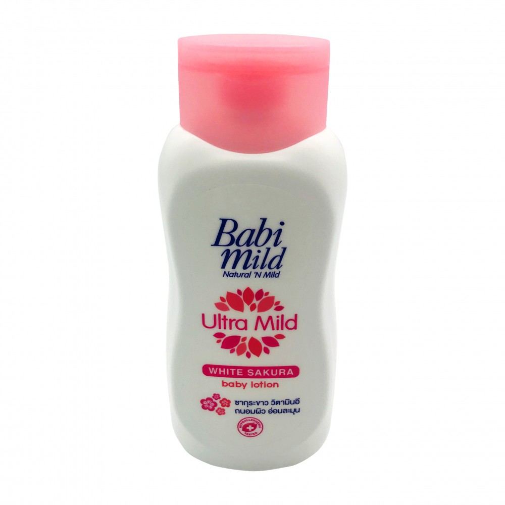 Babi Mild White Sakura Baby Lotion Ultra Mild 180ml