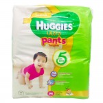 Huggies Gold Ultra Baby Diaper Pants 56's Size-M (Girls)