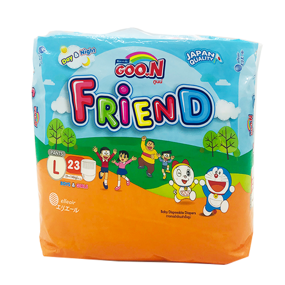 Goon Friend Baby Diaper Pants 23's Size-L (Boys & Girls)