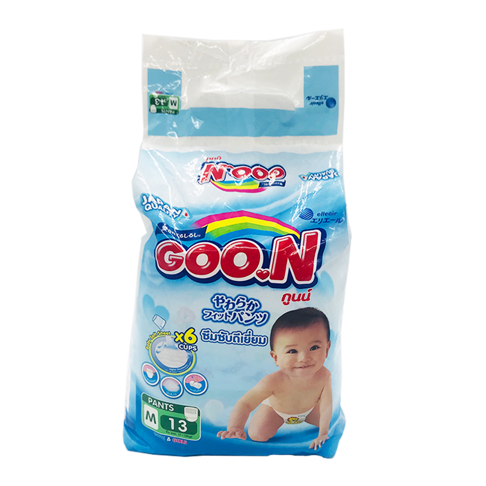 Goon Baby Diaper Pants 13's Size-M (Boys & Girls)