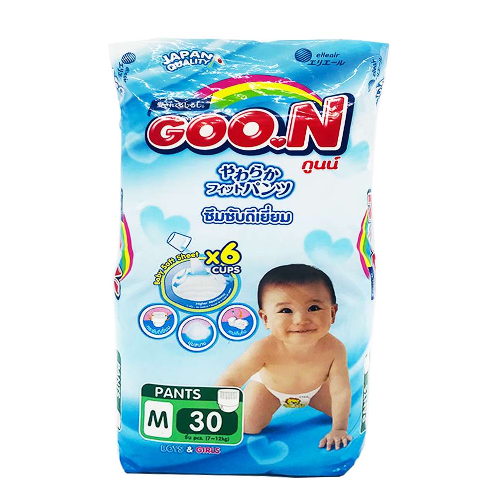 Goon Baby Diaper Pants 30's Size-M (Boys & Girls)