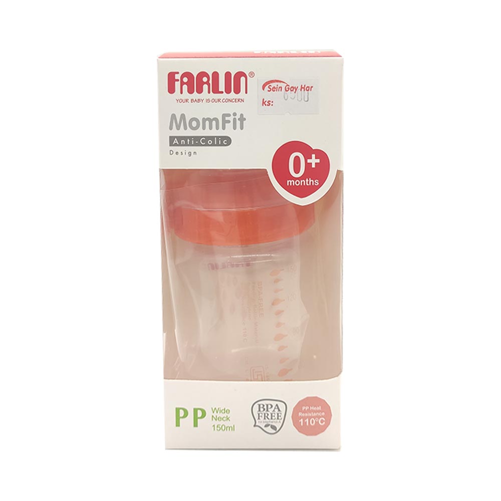 Farlin Anti-Colic Silicone Nipple Wide Neck Feeding Bottle 150ml