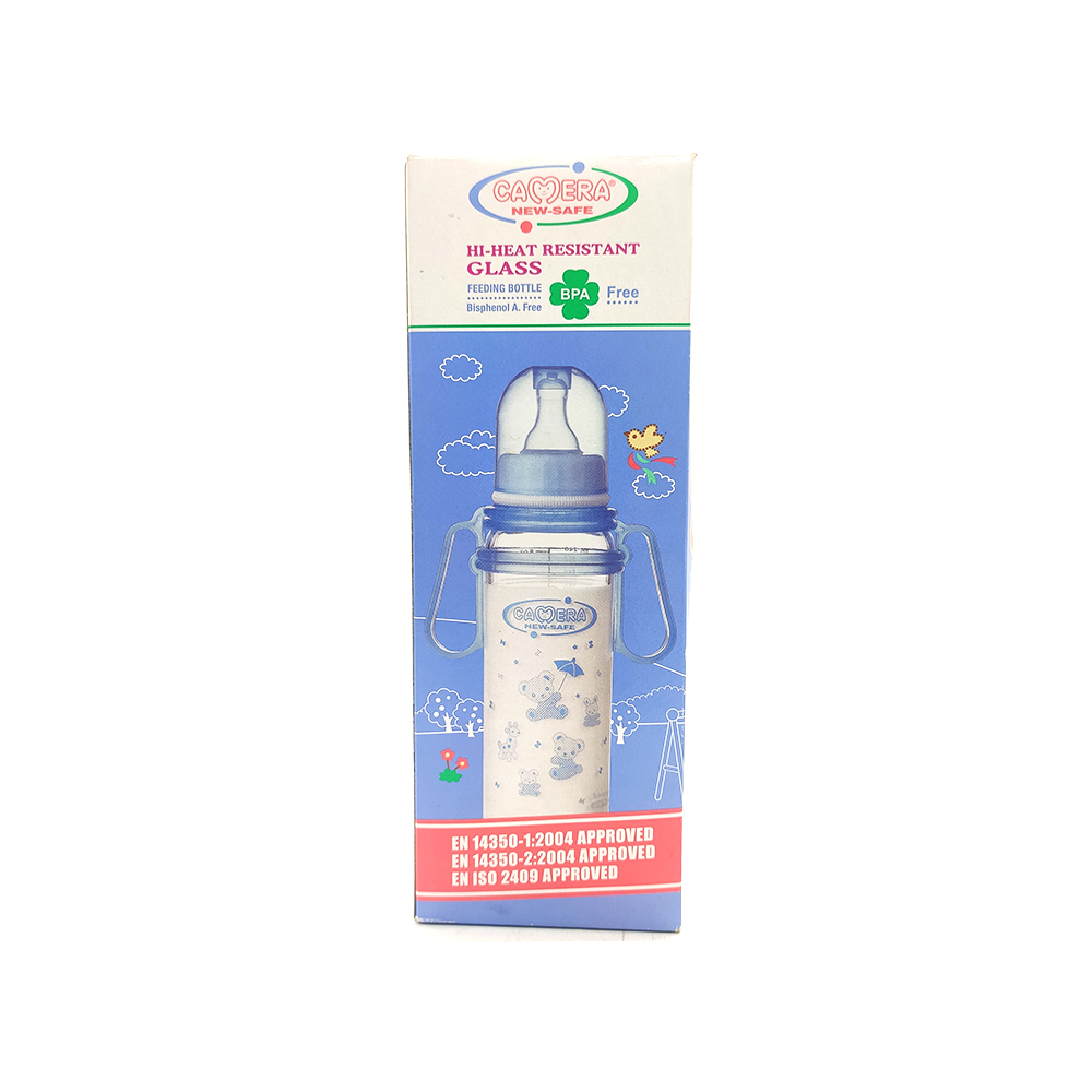camera glass feeding bottle 240ml