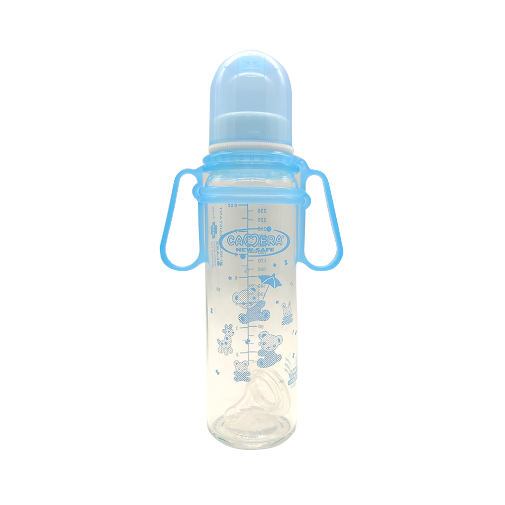 camera glass feeding bottle 240ml