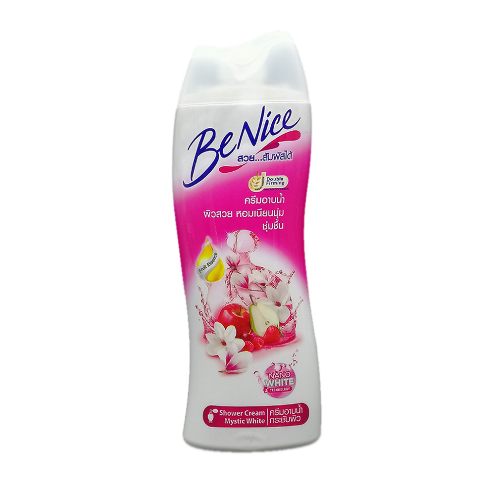 Be Nice Mystic White Shower Cream 180ml (Pink)