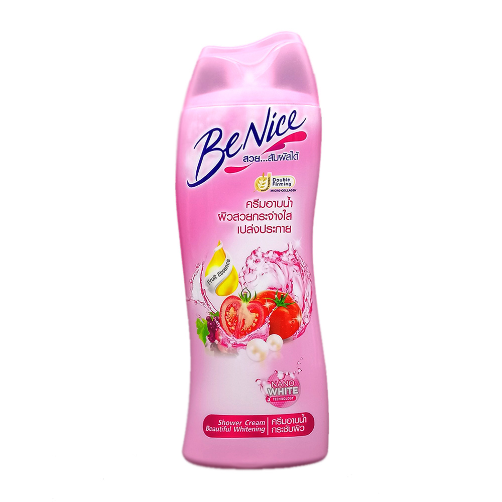 Be Nice Beautiful Whitening Shower Cream 180ml (Pink)