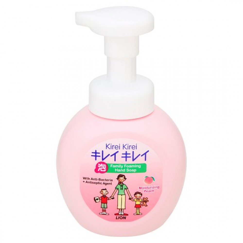 Kirei Kirei Family Foaming Hand Soap Moisturizing Peach 250ml