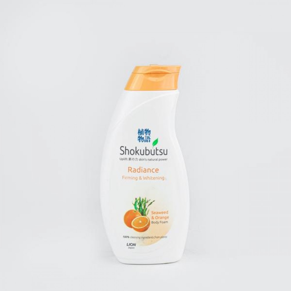 Shokubutsu Body Foam 200ml Firming & Whitining Seaweed & Orange