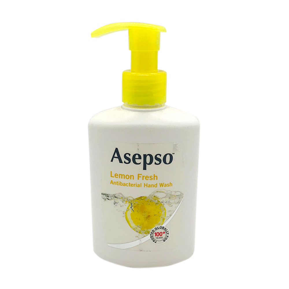Asepso Antibacterial Hand Wash Lemon Fresh 250ml