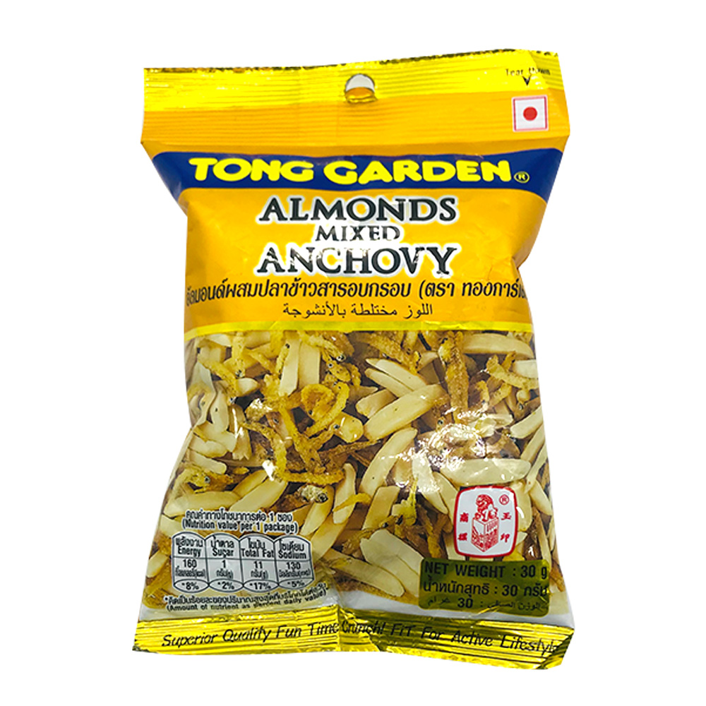 Tong Garden Almonds Mixed Anchovy 30g