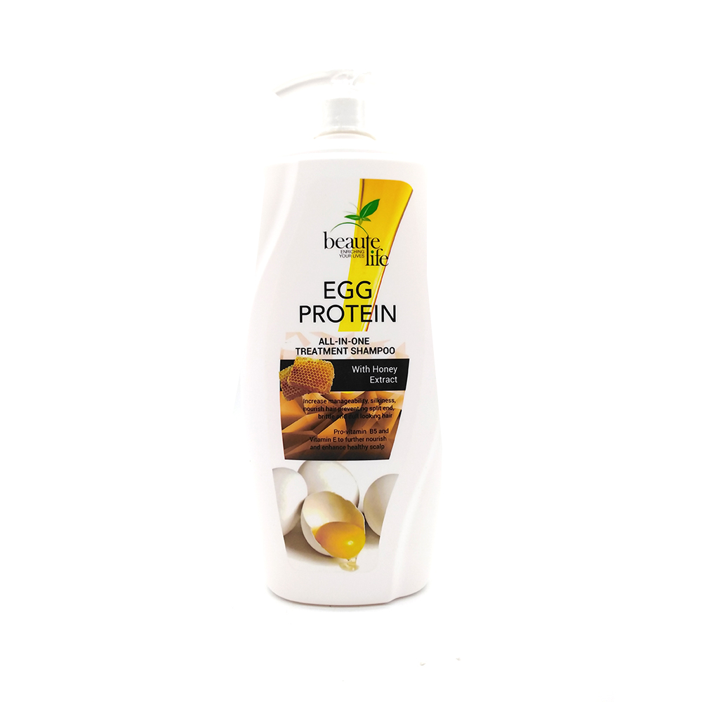 Beaute Life All In One Treatment Shampoo Egg Protein With Honey