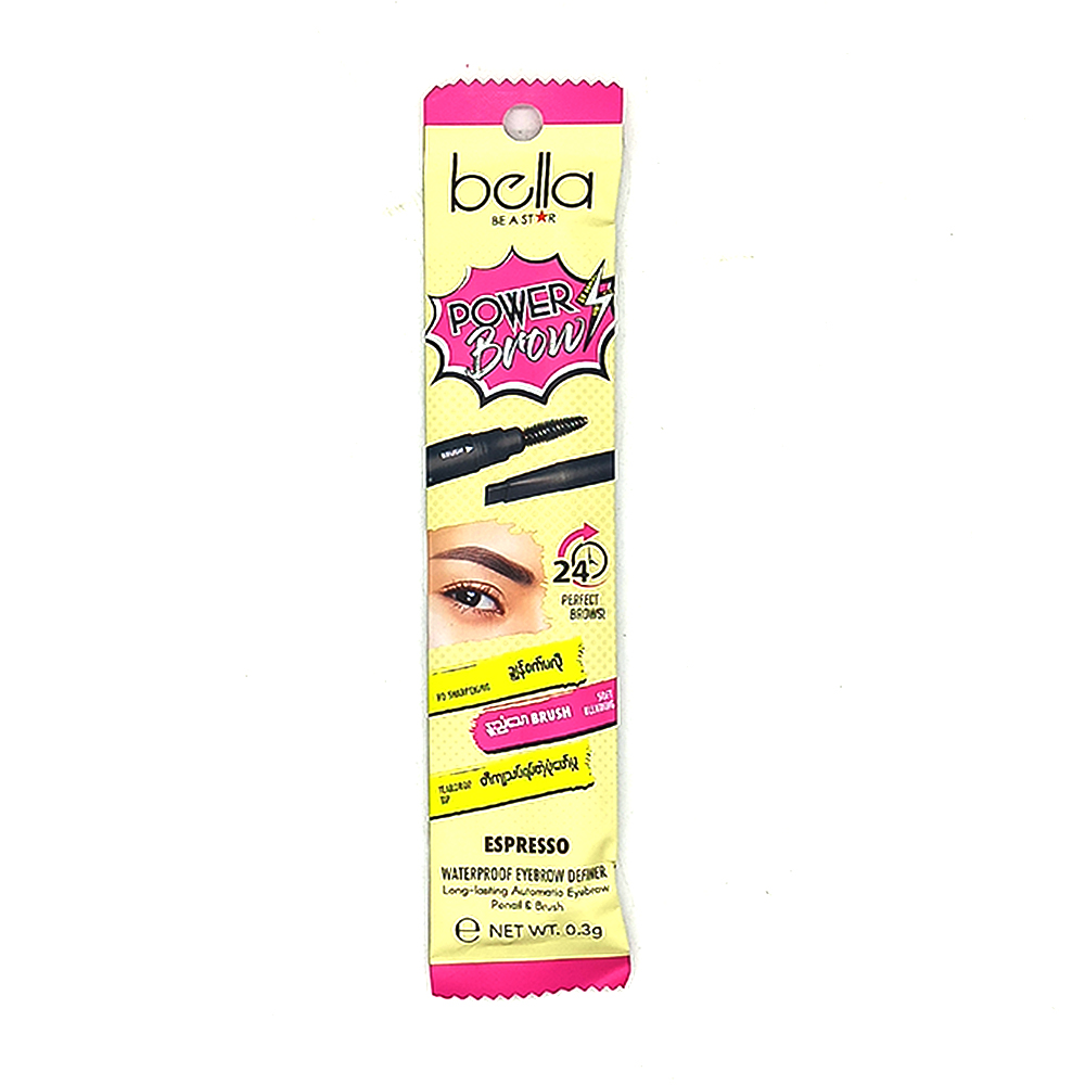 Bella Power Brow Waterproof Eyebrow Definer 0.3g (Espresso)