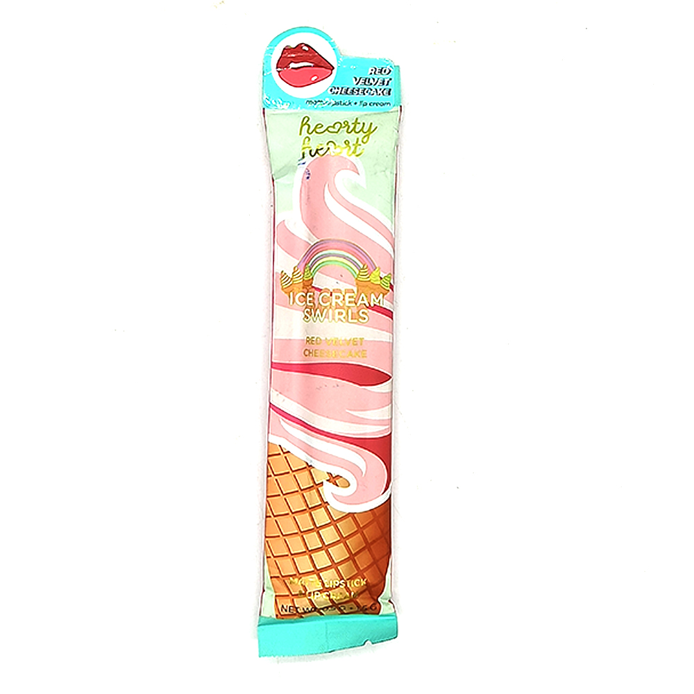 Hearty Heart Ice Cream Matte Lipstick & Lip Cream 2g (Red Velvet Cheesecake)