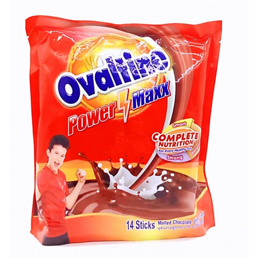 Ovaltine Power Maxx Malted Chocolate Drink Powder 420g (14s)