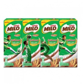 Milo UHT Milk Chocolate Malt 180ml 4 Pack