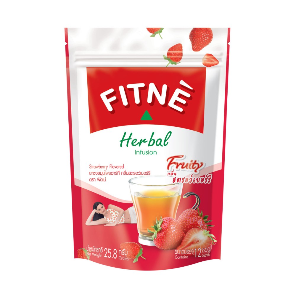Fitne' Herbal Tea Strawberry 12's 