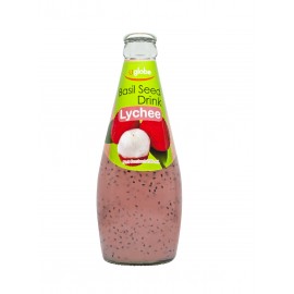 Uglobe Basil Seed Drink Lychee 300 ml
