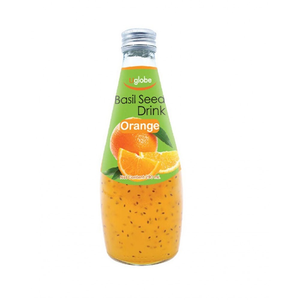 Uglobe Basil Drink Orange 290ml