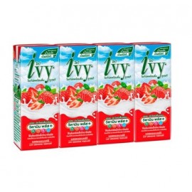 Ivy UHT Yogurt Mixed Strawberry Flavour 180ml 