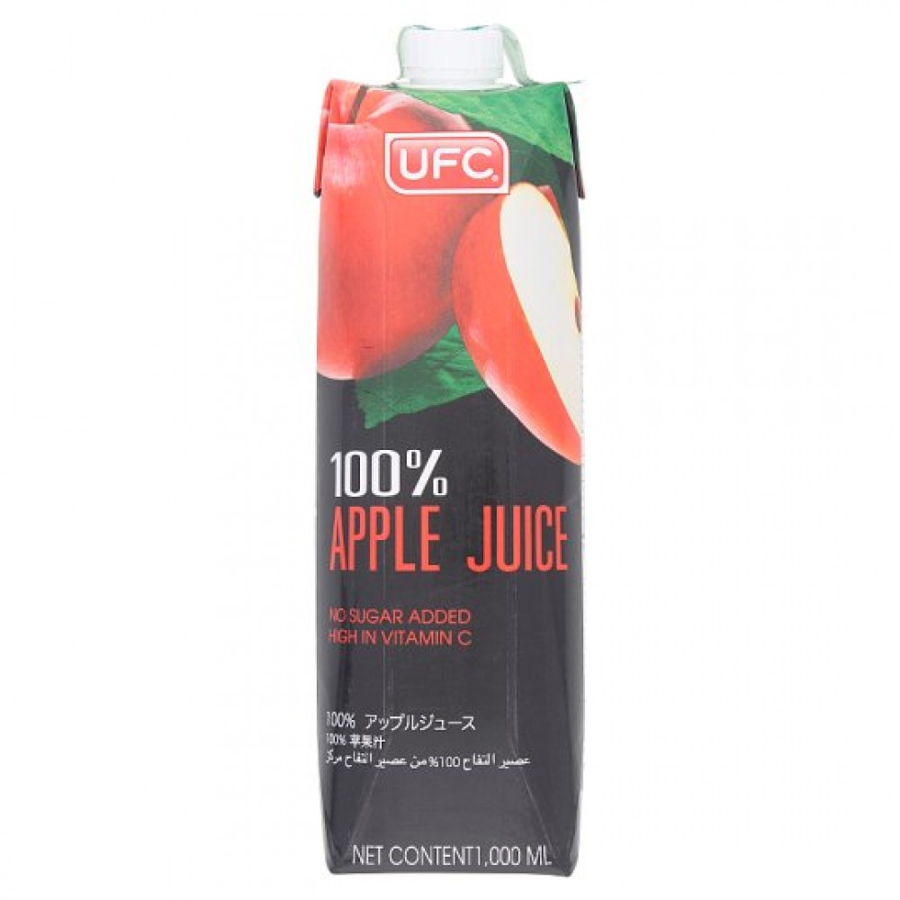 UFC 100% Fruit Juice Apple 1 Lit