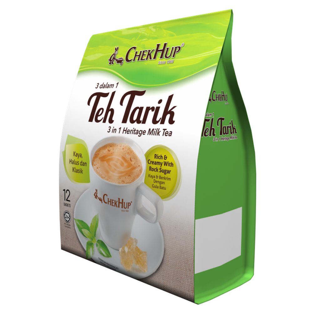 Chek Hup Teh Tarik 3 in 1 Heritage Milk Tea 480g